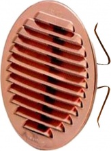 La Ventilazione GRATU125R-Y Griglia Rame 150 Tonda Rete 80125 Molle