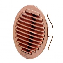 La Ventilazione GRATU200R-Y Griglia Rame 230 Tonda Rete 160220 Molle