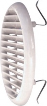 La Ventilazione TUR160B-Y Griglia Pl 175 Tonda Rete 125160 Molle