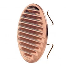 La Ventilazione TUR160RAN-Y Griglia Pl 175 Tonda Rete 125160 Molle Ramata
