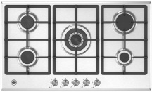 La Germania P905CLAGXV Piano Cottura 5 Fuochi a Gas Larghezza 86 cm Acciaio Inox