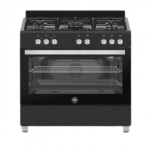La Germania SE965GNE24 Cucina a Gas 5 Fuochi Forno a Gas 90x60 Nero