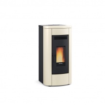La Nordica-Extraflame 1286850 Stufa a Pellet Canalizzata 8 kW Avorio Klaudia Plus 5.0