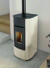 La Nordica-Extraflame 1294850 Stufa a Pellet Canalizzata 7,5kW 15Kg Avorio MARIELLA PLUS