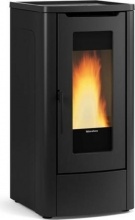 La Nordica-Extraflame 1295602 Stufa a Pellet Ventilata 10 kW 27Kg 287 m3 Nero DAHIANA AD