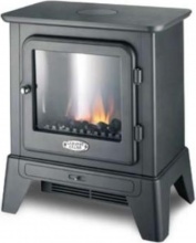 La Super Calor QS10 Camino Caminetto Elettrico Moderno eff fiamma 2100W Nero