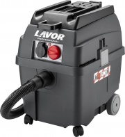 Lavor 0.052.0019 Bidone Aspiratutto 30 Litri 1400 watt Ruote Nero  Pro Worker EM