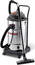 Lavor 8.263.0001 Bidone Aspiratutto senza Sacco 65 Litri 1400 W Inox  Nero