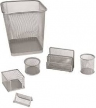 Lebez 1426-S Set Ufficio 6 Pezzi colore Silver