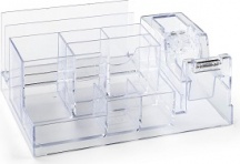 Lebez 1737-T Desk Organizer In Abs Trasparente