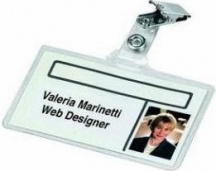 Lebez 31-140-B badge e porta badge PVC 50 pz