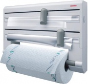 Leifheit 25703 Portarotolo a parete 38 cm ComfortLine Bianco Plastica
