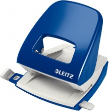 Leitz 50080335 Perforatore e accessori 30 fogli Blu Bianco