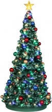 Lemax 24954 Albero di Natale a Batterie da Tavolo Illuminato 11.5x11.5x24.5h cm