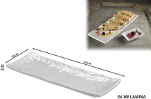 Leone O8132 Vassoio Rettangolare Melamina cm 32x12x2h Le Perle