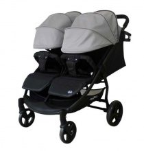 Leonie gemini gr Gemini - Passeggino Leggero Gemellare Pieghevole 0-15 Kg Grigio