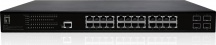 LevelOne GEP-2861 Switch di Rete Gestito L2 Gigabit Ethernet PoE 1U Nero