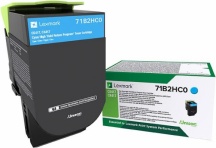 Lexmark 71B2HC0 Toner Originale Laser colore Ciano per modello CX417de