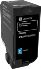 Lexmark 74C20C0 Cartuccia toner 1 pz Originale Ciano