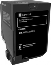 Lexmark 74C2HKE Toner Originale Laser colore Nero per modello CS720
