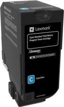 Lexmark 74C2SC0 Toner Originale Laser colore Ciano per modello CX725de
