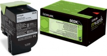 Lexmark 80C20K0 Toner Originale 802K Originale Nero 1 pezzo