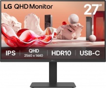 Lg 27BA65QB-B.AEU Monitor PC 27" Wide QHD LED 2560 x 1440 Pixel 350 cdm2 Nero