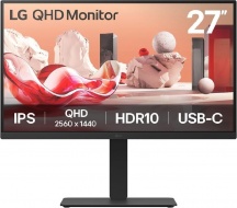 Lg 27BA75QB-B.AEU Monitor PC 27" IPS Quad HD 100 Hz HDMI DP Speaker