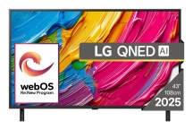Lg 75QNED80A3A Smart TV 75" 4K Ultra HD QNED WebOS Dolby Digital Classe D Nero