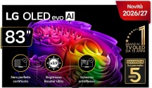 Lg OLED83G64LW.API Smart TV 83" 4K UHD OLED evo WebOS AI Classe D Argento