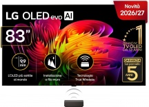 Lg OLED83W69LA.API Smart TV 83" 4K UHD OLED evo WebOS AI Classe F Marrone