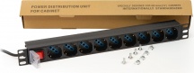 Link LK10053 Multipresa 9 Prese 19" Tripolari  Schuko Interrutore