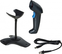 Link LKLET09 Barcode Scanner Lettore di Codici a Barre USB con Supporto Nero