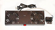 Link LKVENT2 Kit 2 Ventole con termostato per armadi rack a muro
