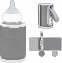 Lionelo 85167970 THERMUP GO GREY SILVER Scalda Biberon Portatile da Viaggio USB Mantiene Temperatura THERMUP GO