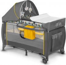 Lionelo 94037000 SVEN YELLOW Lettino Culla Neonato Campeggio Viaggio Giallo Sven Plus Yellow Scandi