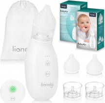 Lionelo LOC-BABYAIR Aspiratore Nasale Elettrico Neonati Pot Aspirazione Regolabile BabyAir
