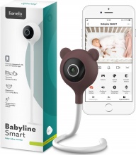 Lionelo LOC-BABYLINE SMART Baby Monitor Video Telecamera Neonati Bianco - Babyline Smart