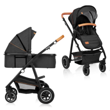 Lionelo LO-AMBER-2IN1-GG Amber Passeggino Duo 2 in1 0M-22 Kg reclinabile + Accessori e Navicella