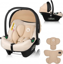 Lionelo LO-ASTRID I-SIZE BEIGE SAND Seggiolino Auto 0-13 Kg  0-15 Mesi  40-87 cm Beige - Astrid i-Size