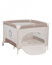 Lionelo LO-BONNIE BEIGE SAND Box per Bambini 0-15 Kg Recinto Neonato Pieghevole Beige Sand - Bonnie