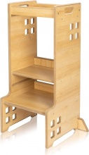 Lionelo LO-CASS-NATURAL Torre Montessoriana Bambini 1+ Anni fino a 30 Kg Natural - Cass