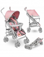 Lionelo LO-ELIA-TP ELIA Passeggino Leggero Pieghevole 6+M-15 + Accessori Rosa