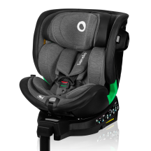 Lionelo LO-HARMONY I-SIZE GREY GRAPHITE LEATHER Seggiolino Auto 0-36Kg Isofix 0M12A Grey Graphite Leathe Harmony i-Size