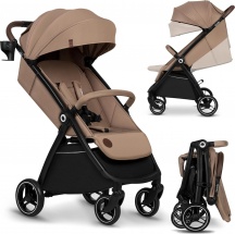 Lionelo LO-INGRID BEIGE SAND Ingrid - Passeggino Leggero Pieghevole 6M-4A fino a 22 Kg Beige Sand