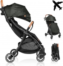 Lionelo LO-JULIE ONE TROPICAL GREEN Julie One - Passeggino Leggero Pieghevole fino a 22 Kg Tropical Green