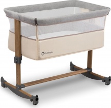 Lionelo LO-LEONIE BEIGE SAND Lettino Culla Neonato da Campeggio Co-sleeping Beige Sand - Leonie