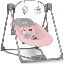 Lionelo LO-OTTO PINK BABY Otto - Sdraietta Neonato Elettrica Max 9 Kg Dondolo Altalena Pink Baby