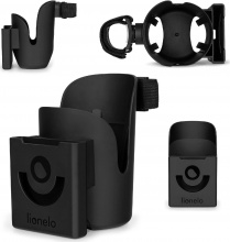 Lionelo LO-OVE Supporto bicchiere  Bottiglia per Passeggino Porta cellulare OVE 2 in 1
