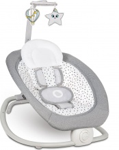 Lionelo LO-PASCAL GREY DOVE Pascal - Sdraietta Neonato Max 9 Kg per Neonati Grey Dove